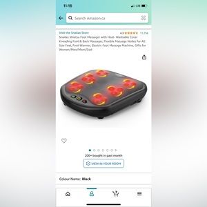 Foot massager used 6 times